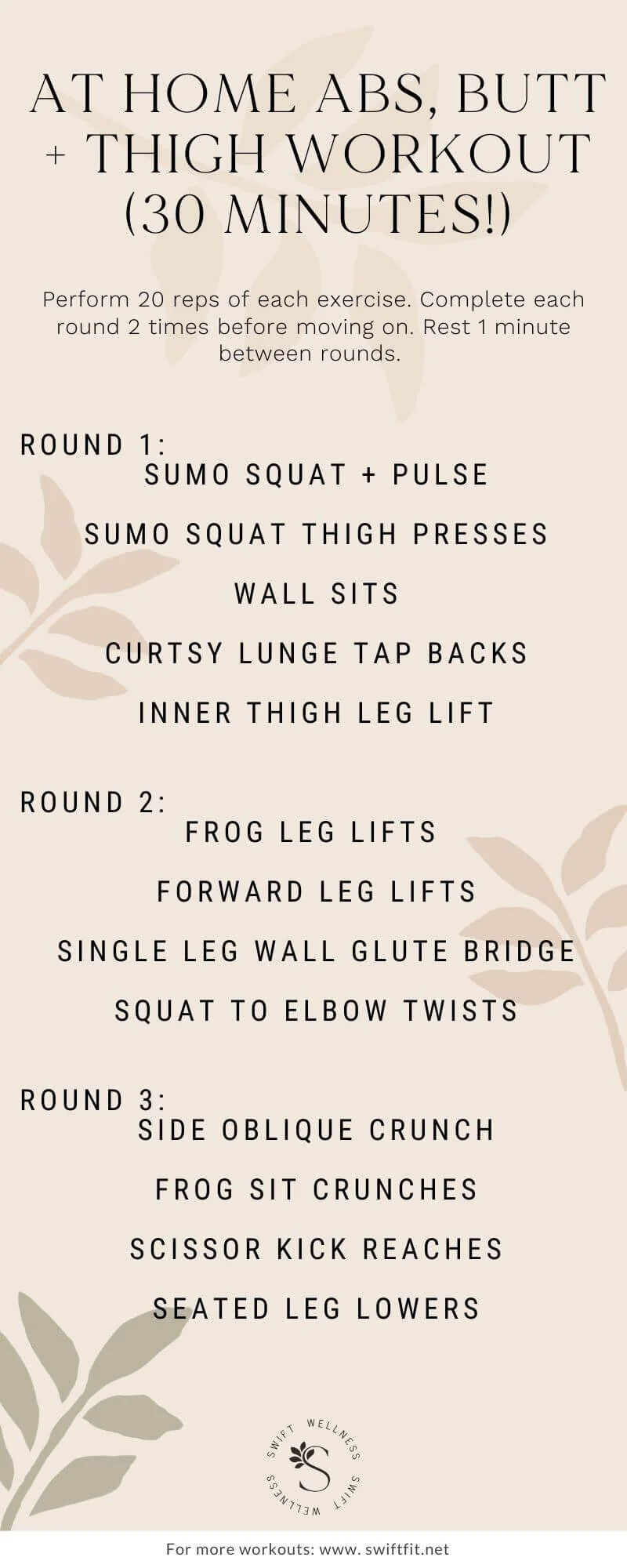 Booty and leg discount workout at home